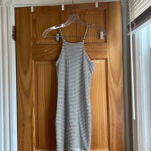 Aqua Striped Mini Dress size XS